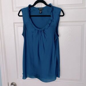 Woman’s top size large Spense teal blue